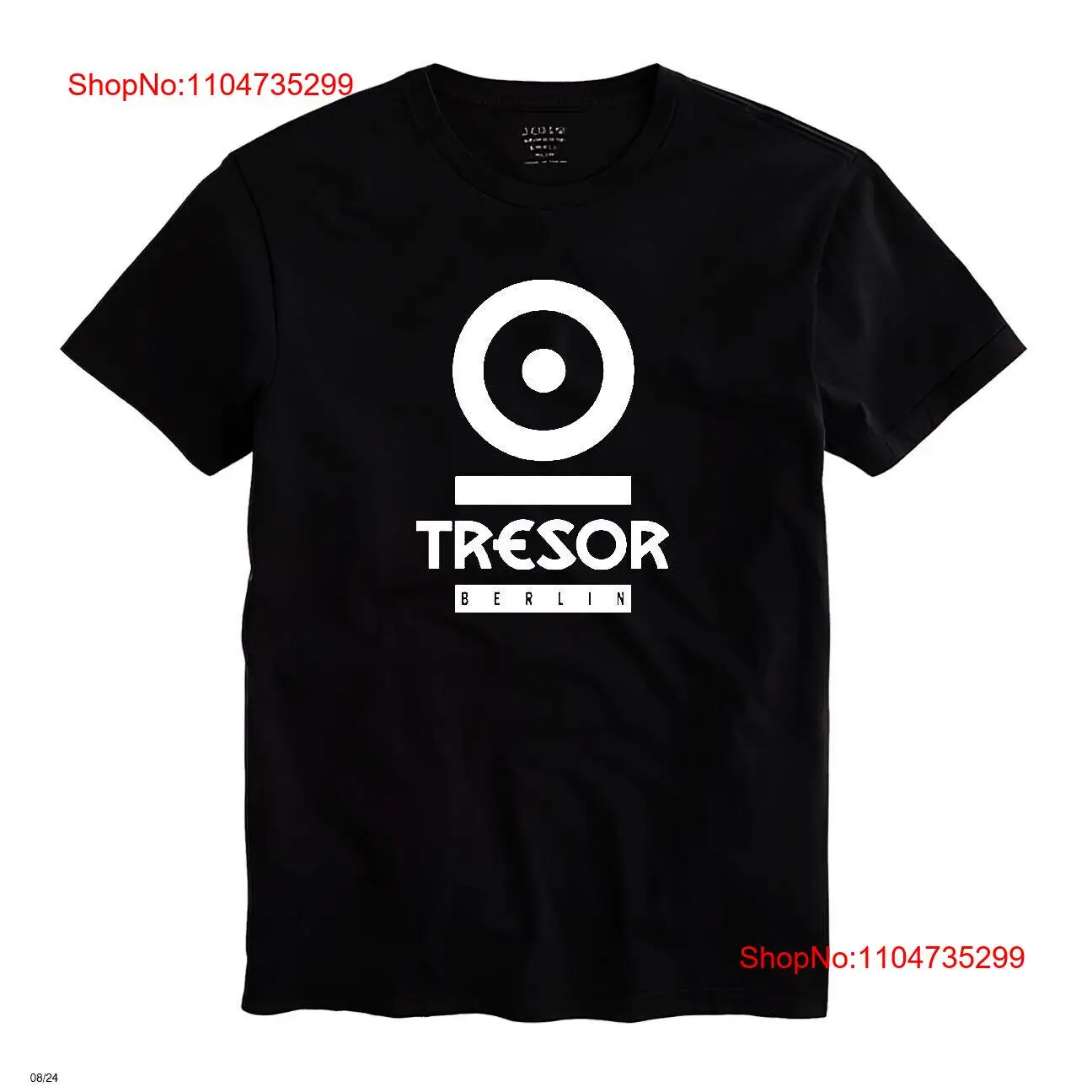 Street Fashion Magazine - เสื้อยืด Tresor Berlin Men สีดําขนาด S