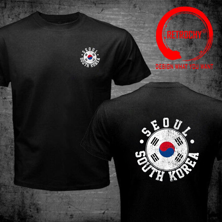 Street Fashion Seoul - การออกแบบที่ตลกขบขัน วินเทจ สไตล์ดิสเทรส โซล เกาหลีใต้ เสื้อเชิ้ตผู้ชาย