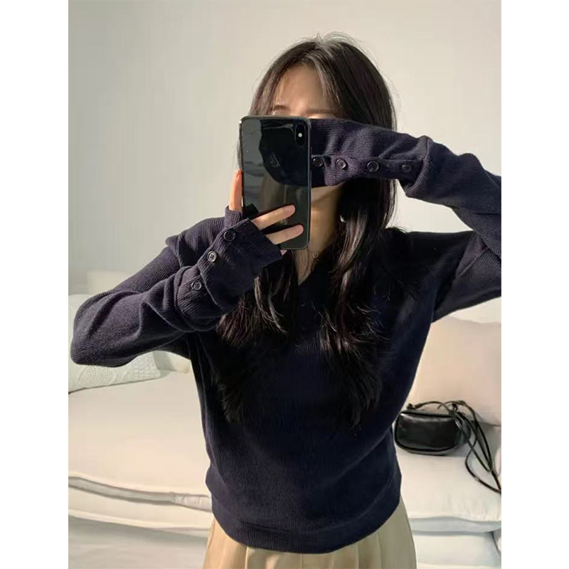 เสื้อสเวตเตอร์สตรีทแวร์สีเทา M - Street Fashion Korea บทวิจารณ์และราคา