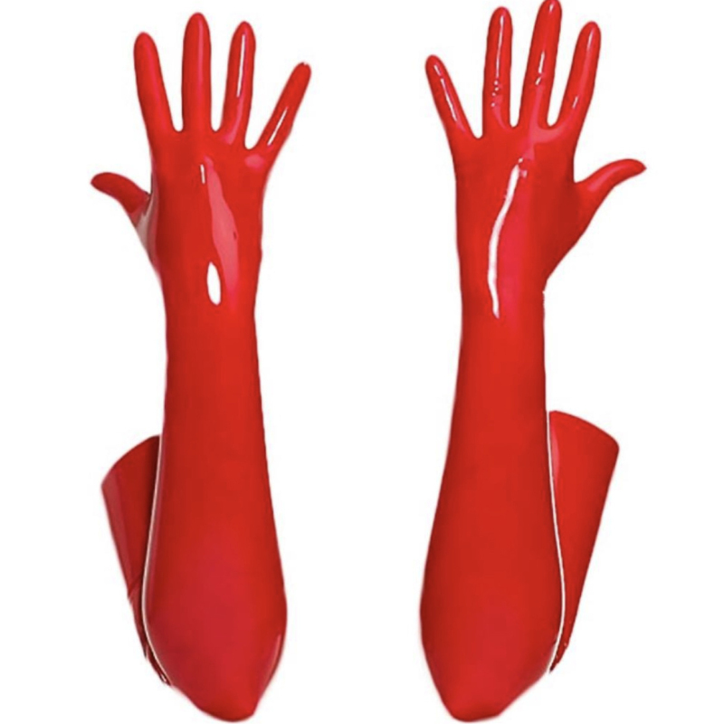 60 ซม.PU Bright หนังเซ็กซี่ผู้ - Street Fashion Gloves บทวิจารณ์และราคา