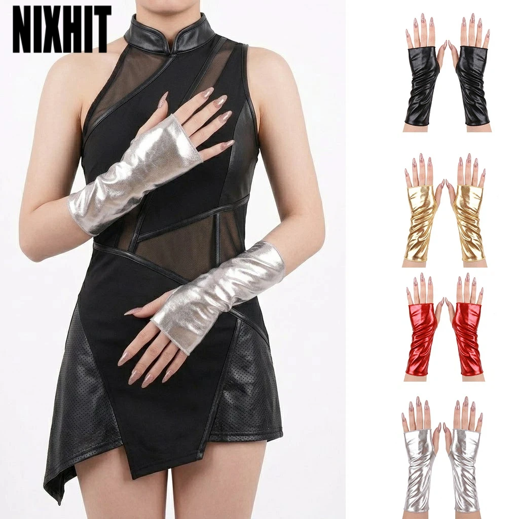 ถุงมือหนังแก้วเงาสไตล์พังก์ Y2 - Street Fashion Gloves บทวิจารณ์และราคา