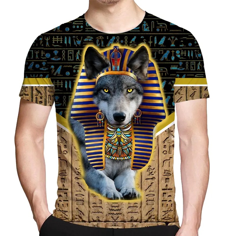 เสื้อยืดพิมพ์ลาย 3 มิติ ลายสุน - Street Fashion Egypt บทวิจารณ์และราคา