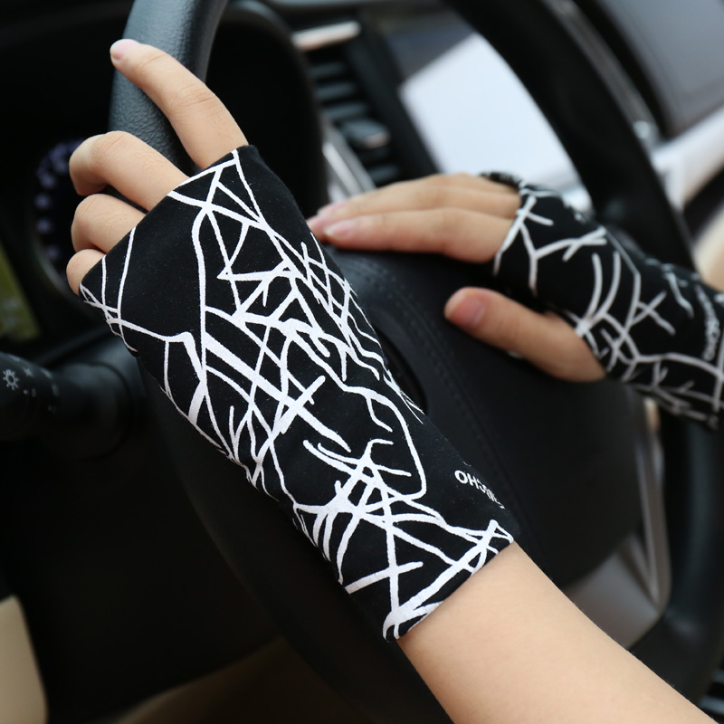 ถุงมือกันแดดแบบไร้นิ้วสำหรับฤด - Street Fashion Gloves บทวิจารณ์และราคา