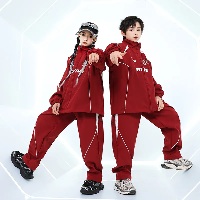 ชุดเต้นฮิปฮอปสำหรับเด็กผู้ชาย  - Street Fashion Outfit Girl บทวิจารณ์และราคา