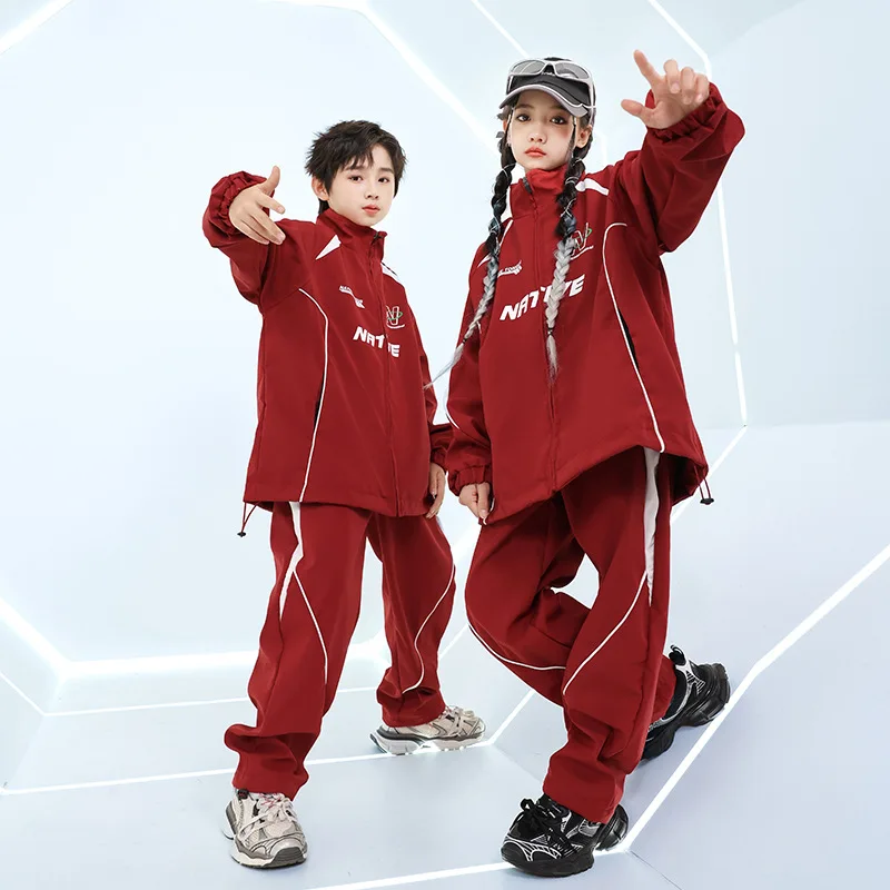ชุดเต้นฮิปฮอปสำหรับเด็กผู้ชาย  - Street Fashion Outfit Girl บทวิจารณ์และราคา