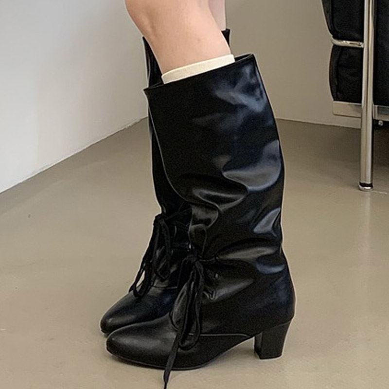 รองเท้าบูทแฟชั่นฤดูหนาวสำหรับผ - Street Fashion Ladies บทวิจารณ์และราคา