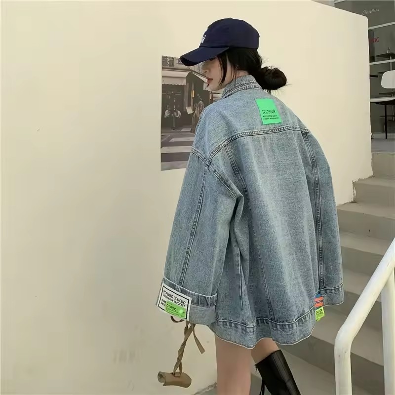 2025 ใหม่แฟชั่น DENIM แจ็คเก็ต - Street Fashion Korea บทวิจารณ์และราคา