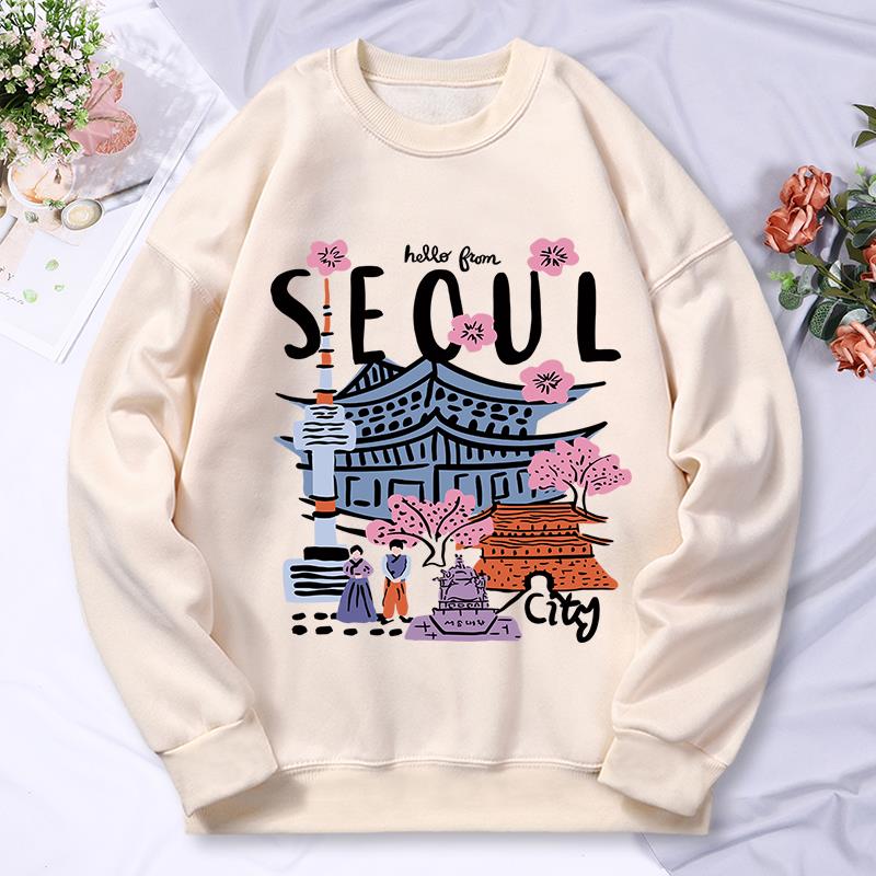 โซลทิวทัศน์ที่สวยงามพิมพ์สตรีH - Street Fashion Seoul บทวิจารณ์และราคา