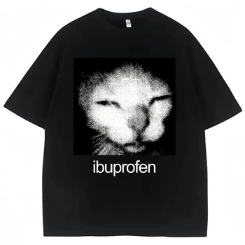 เสื้อยืดลายกราฟิกแมวตลก ไอบูโพ - Street Fashion Magazine บทวิจารณ์และราคา