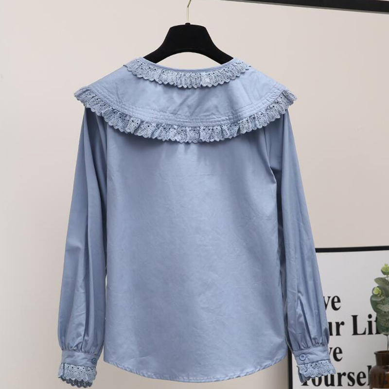 ผู้หญิง Chic Peter Pan COLLAR  - Street Fashion Korea บทวิจารณ์และราคา