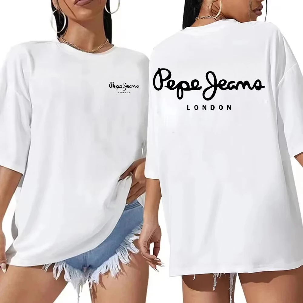 เสื้อยืดแขนสั้นโลโก้ผู้หญิงเปเ - Street Fashion London บทวิจารณ์และราคา