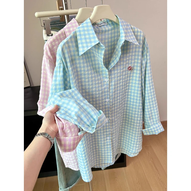 เสื้อเชิ้ตและเสื้อเบลาส์ลายดอก - Street Fashion Korea บทวิจารณ์และราคา