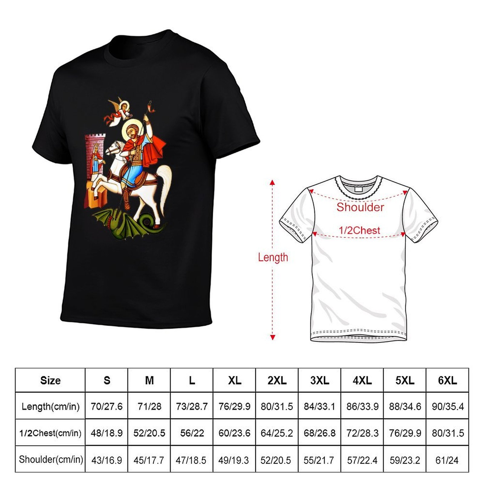 ศิลปะคอปติก นักบุญจอร์จผู้เป็น - Street Fashion Egypt บทวิจารณ์และราคา