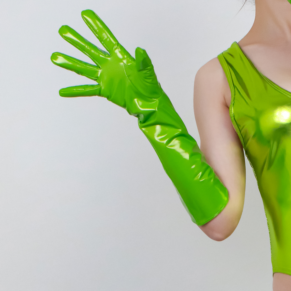 ถุงมือหนังแก้วยาว 40 ซม. ถุงมื - Street Fashion Gloves บทวิจารณ์และราคา