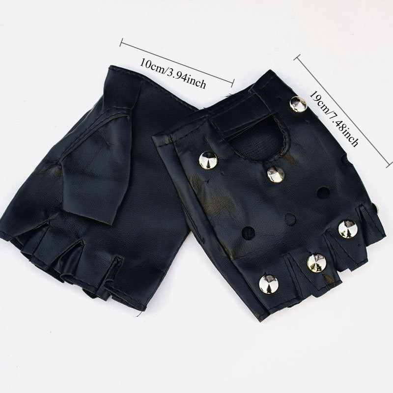 ถุงมือแบบครึ่งนิ้วสไตล์พังก์สำ - Street Fashion Gloves บทวิจารณ์และราคา