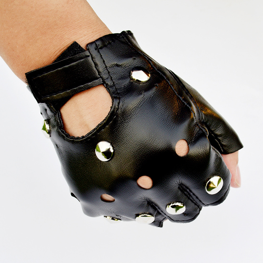 ถุงมือแบบครึ่งนิ้วสไตล์พังก์สำ - Street Fashion Gloves บทวิจารณ์และราคา