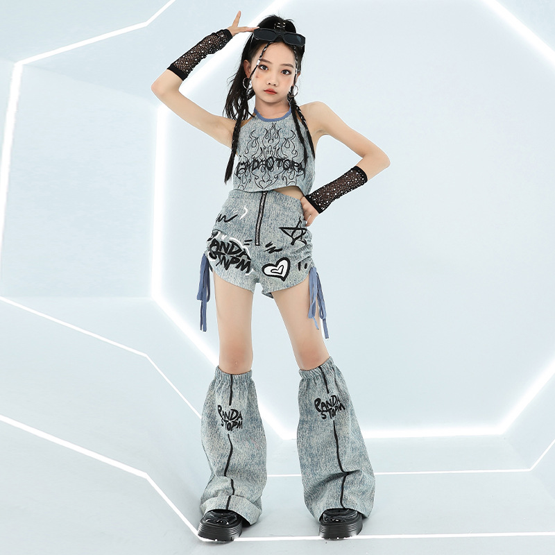 Cool สาว Hip Hop กางเกงยีนส์แฟ - Street Fashion Outfit Girl บทวิจารณ์และราคา