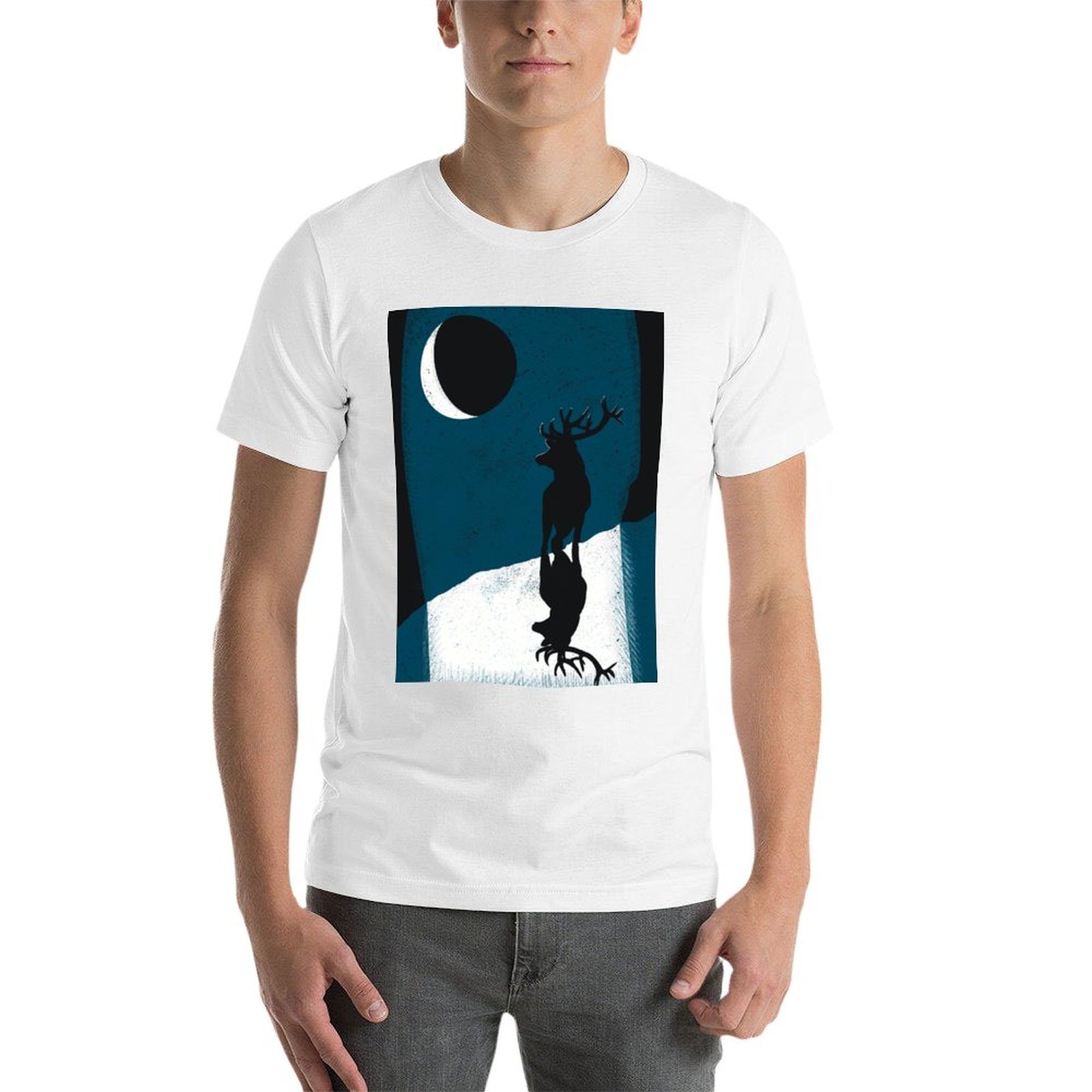 เสื้อยืดลายพระจันทร์เสี้ยว สตร - Street Fashion Pose บทวิจารณ์และราคา
