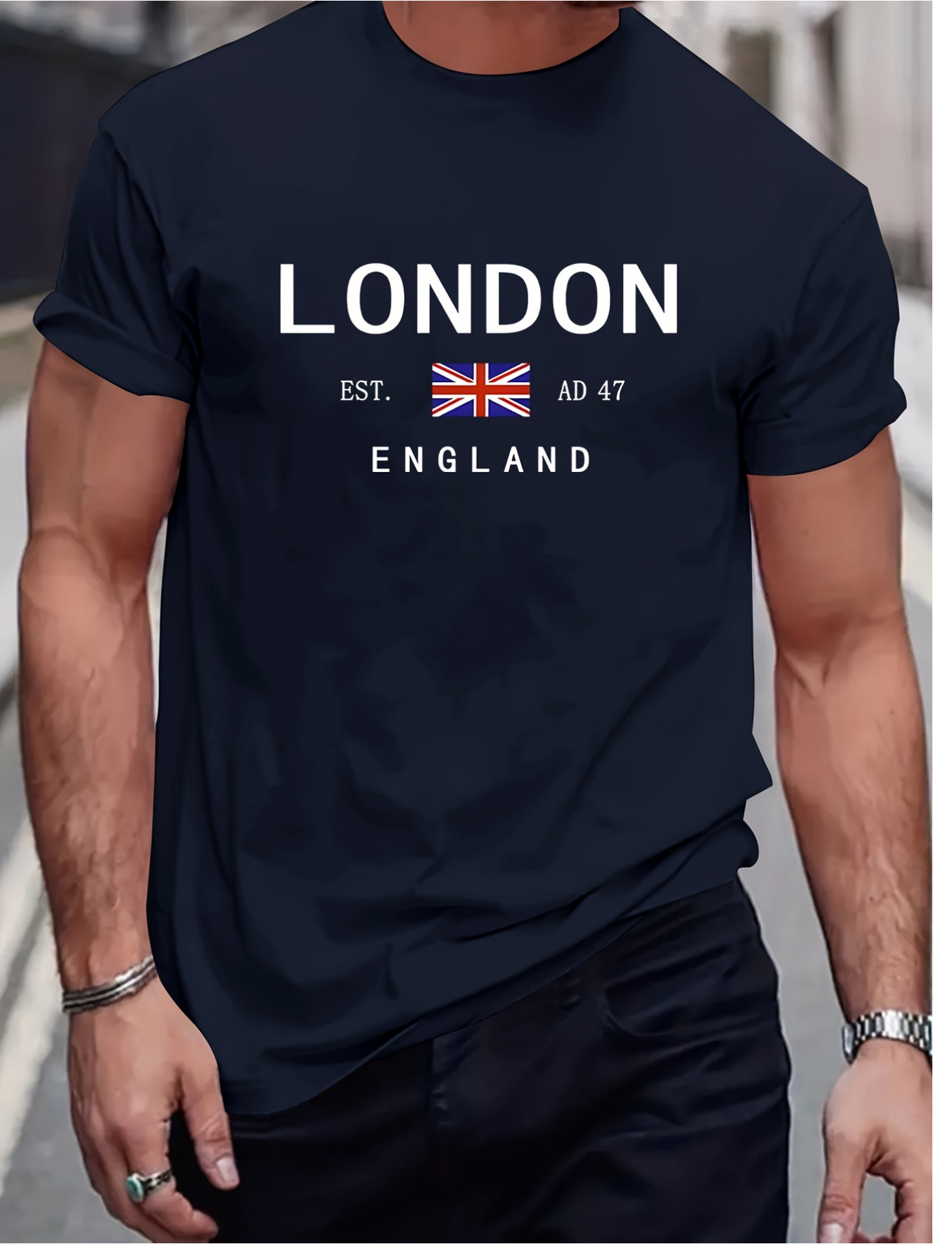 เสื้อยืดพิมพ์ลายลอนดอน อังกฤษ  - Street Fashion London บทวิจารณ์และราคา