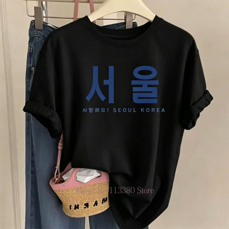 เสื้อยืดพิมพ์ลายกราฟิกจากโซล เ - Street Fashion Seoul บทวิจารณ์และราคา