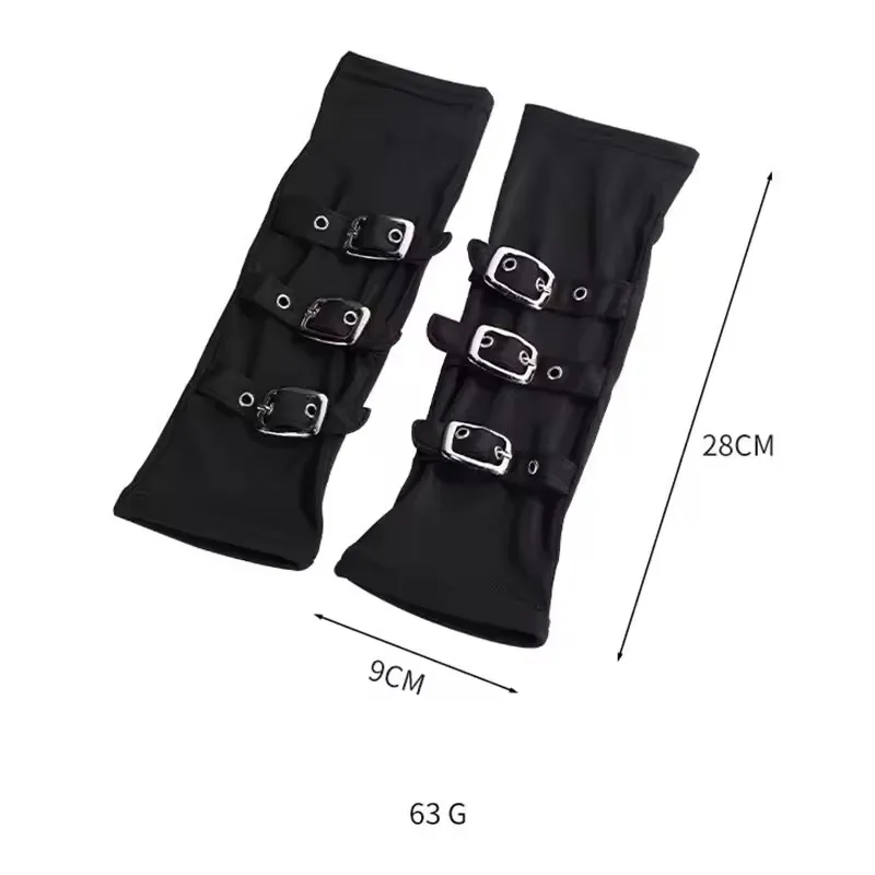 บุคลิกภาพแฟชั่นสายรัด Punk สไต - Street Fashion Gloves บทวิจารณ์และราคา