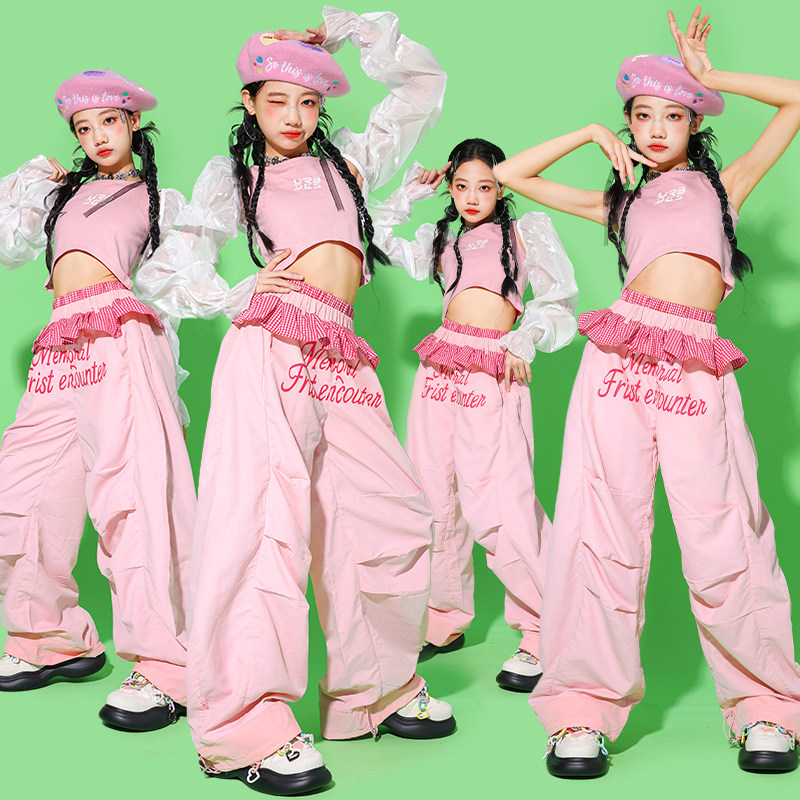 เสื้อผ้าเต้นแจ๊สสำหรับสาวๆ ชุด - Street Fashion Outfit Girl บทวิจารณ์และราคา