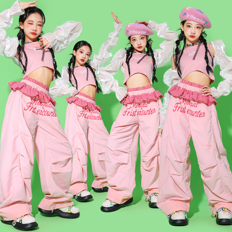 เสื้อผ้าเต้นแจ๊สสำหรับสาวๆ ชุด - Street Fashion Outfit Girl บทวิจารณ์และราคา