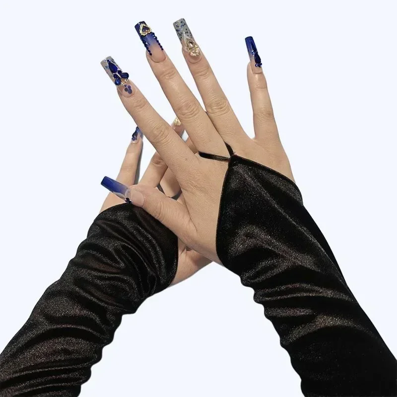 1920s Masquerade สไตล์ยาว Hook - Street Fashion Gloves บทวิจารณ์และราคา